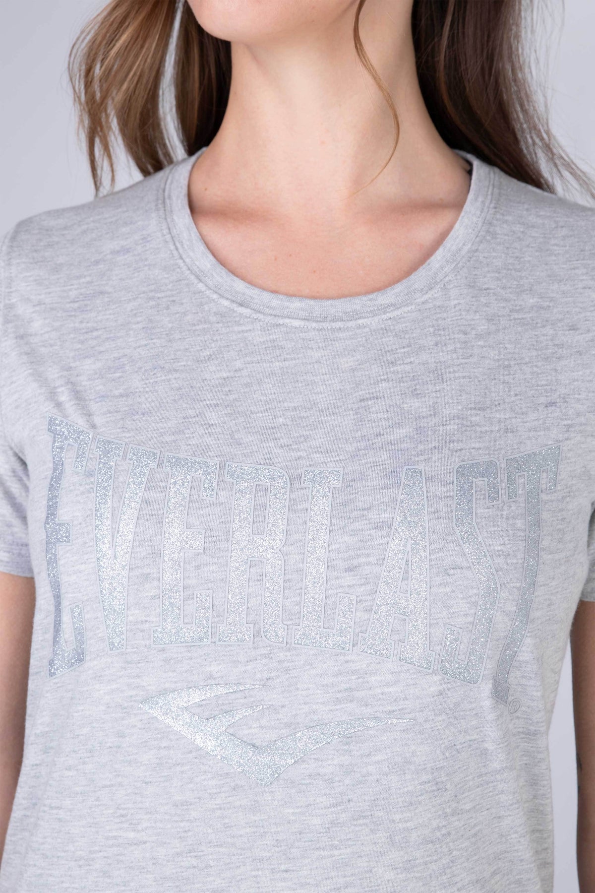 Polera Manga Corta Commodity Gris Claro Everlast