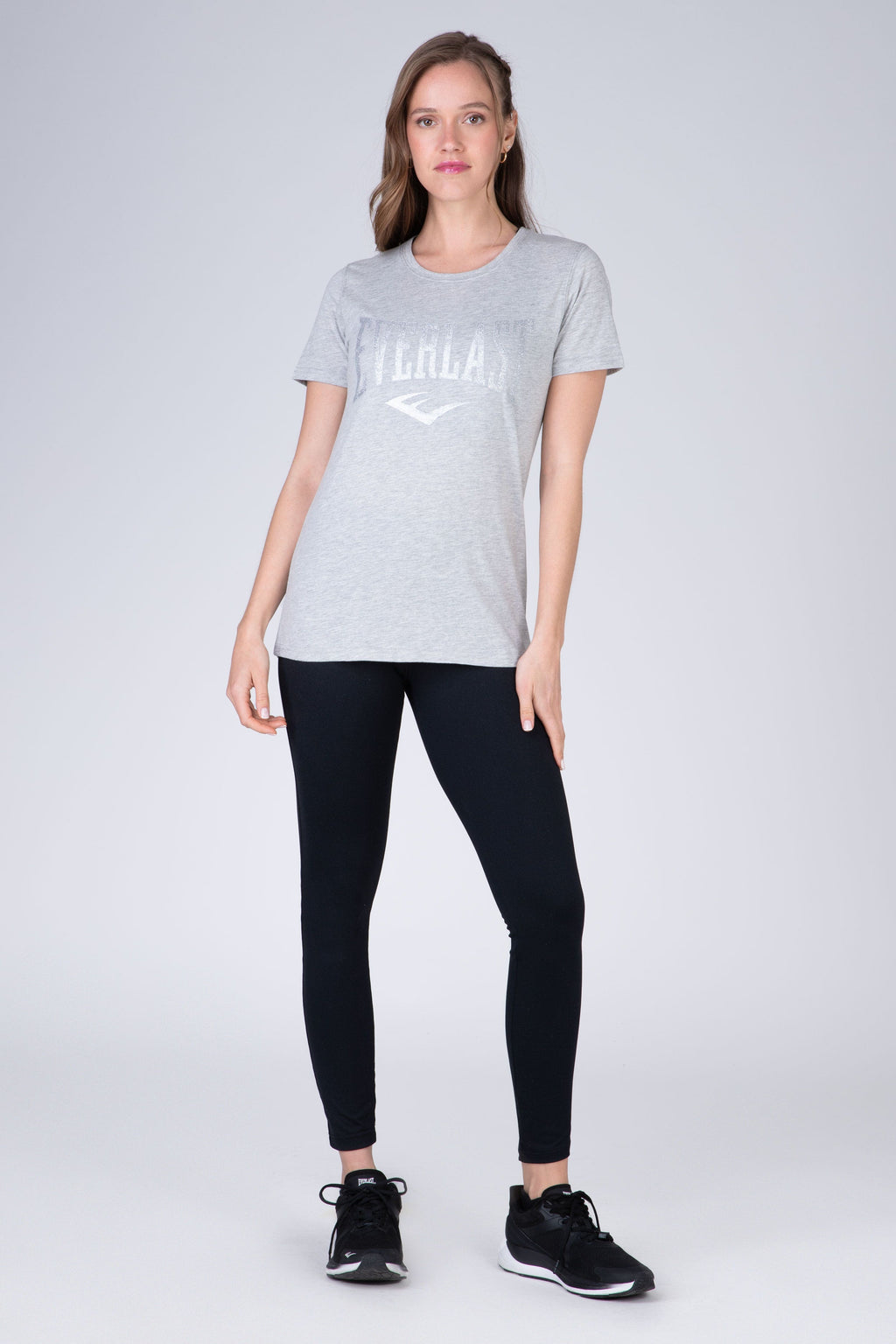 Polera Manga Corta Commodity Gris Claro Everlast
