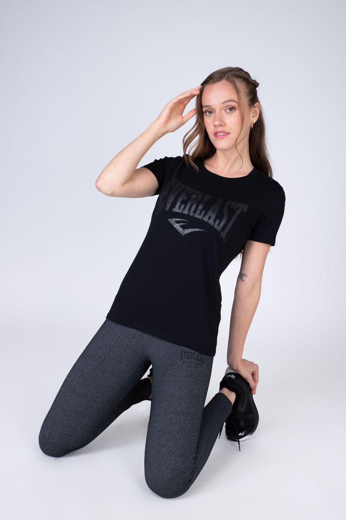 Polera Manga Corta Commodity Negro Everlast