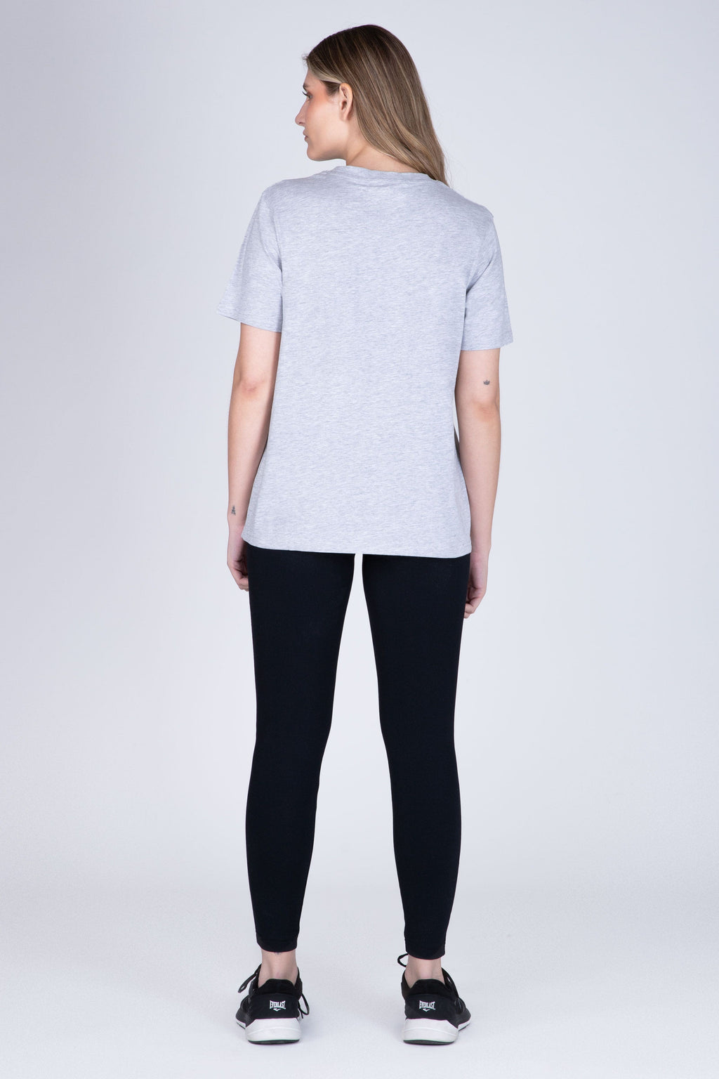 Polera Manga Corta Genius Gris Everlast