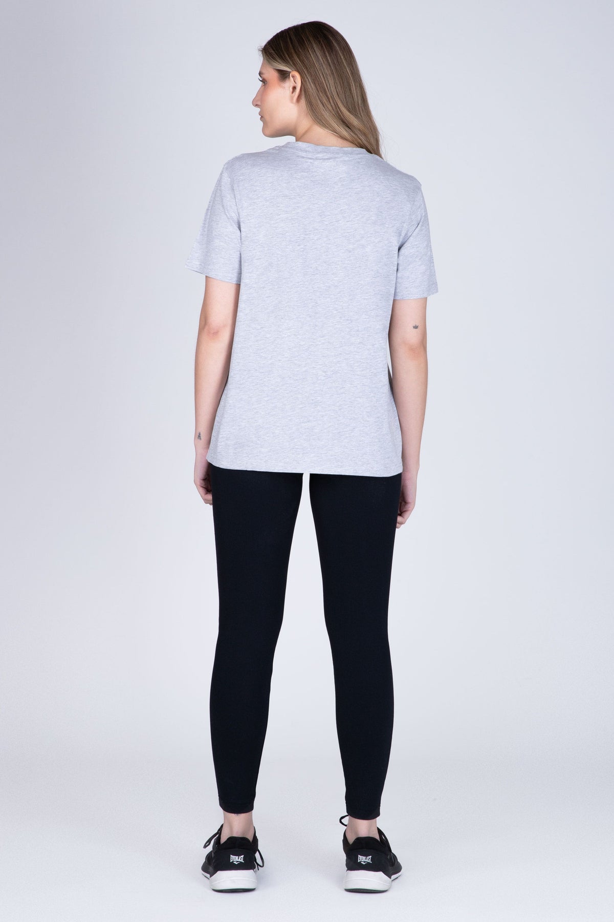 Polera Manga Corta Genius Gris Everlast