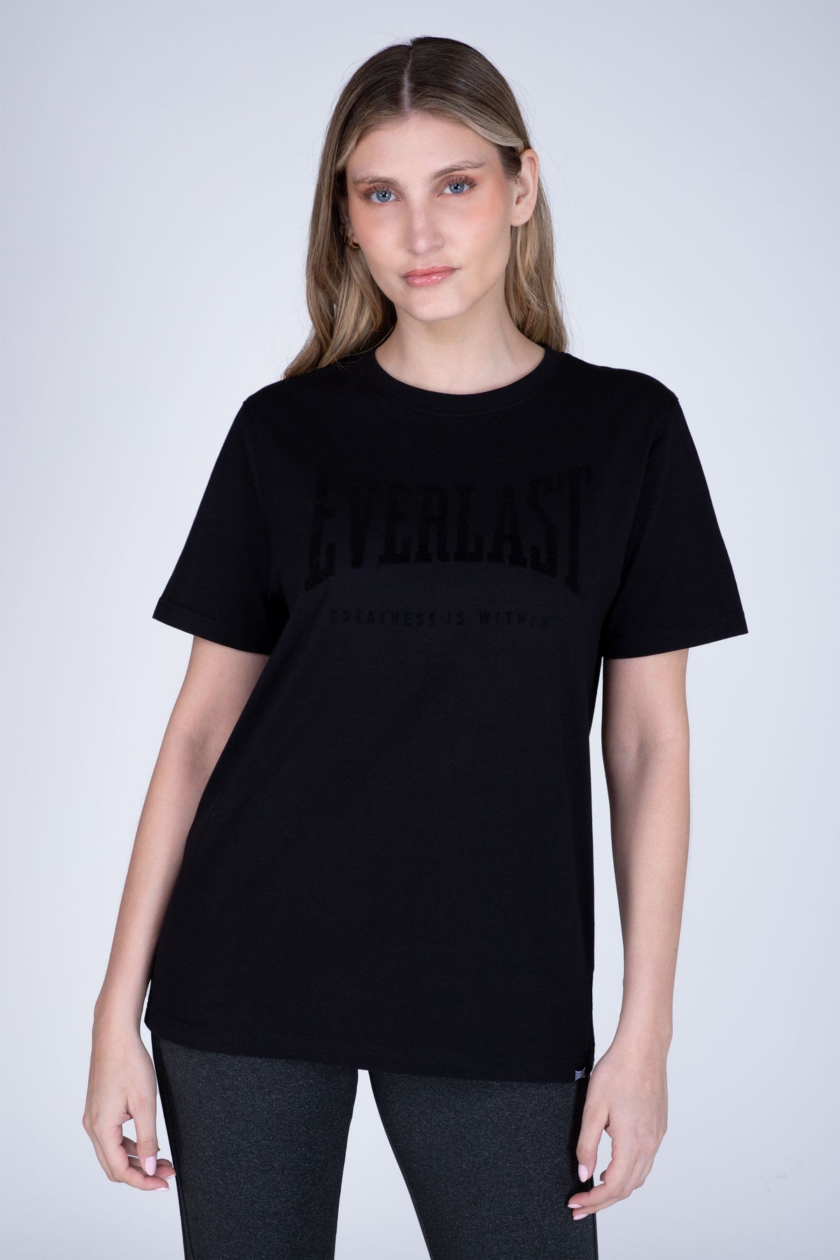 Polera Manga Corta Genius Negro Everlast