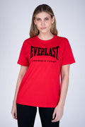 Polera Manga Corta Genius Rojo Everlast