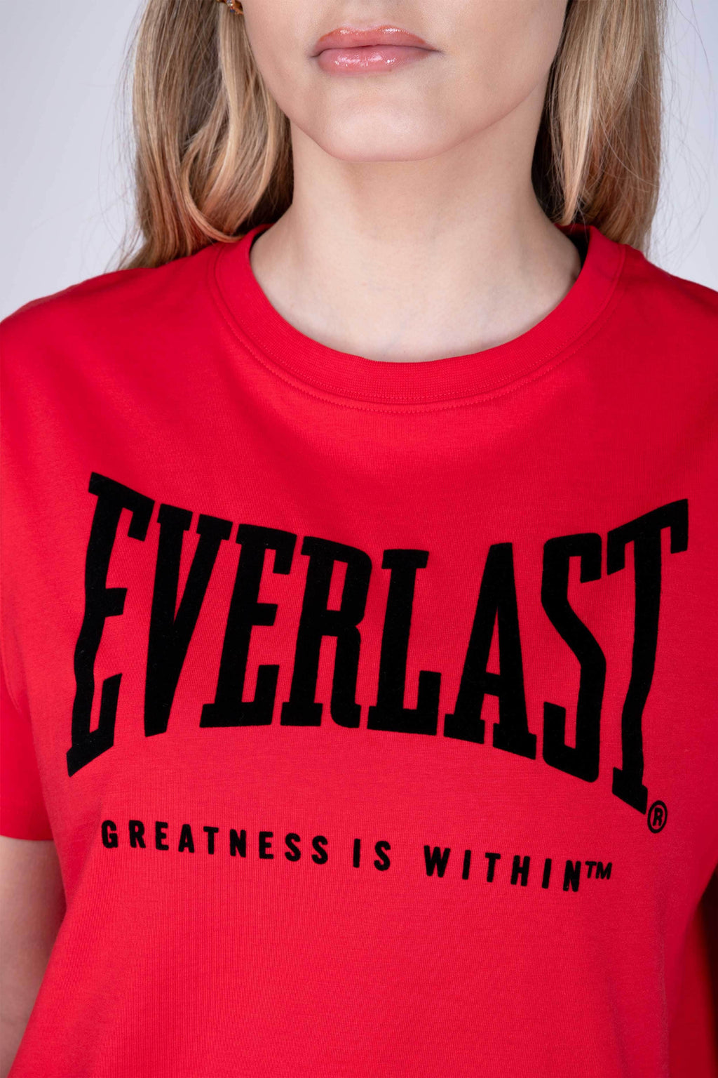 Polera Manga Corta Genius Rojo Everlast