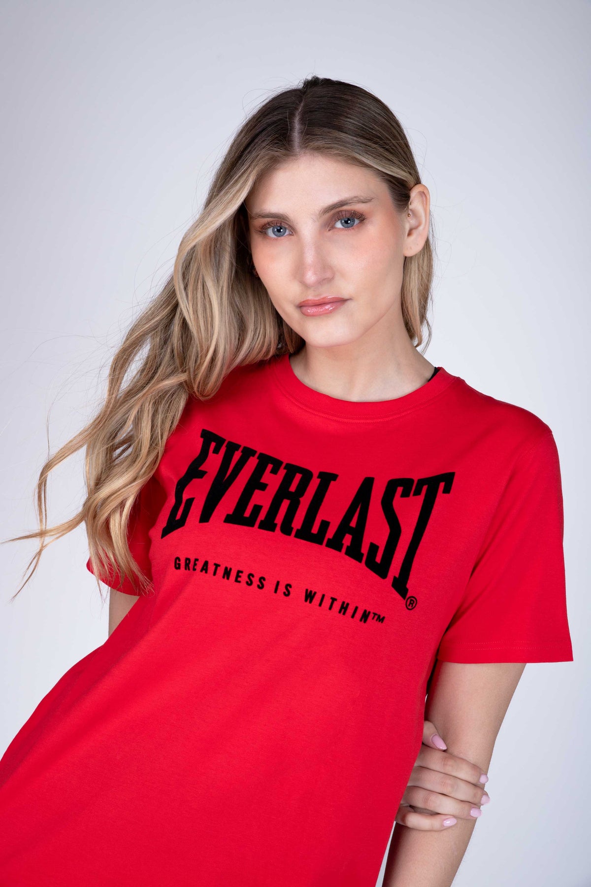 Polera Manga Corta Genius Rojo Everlast