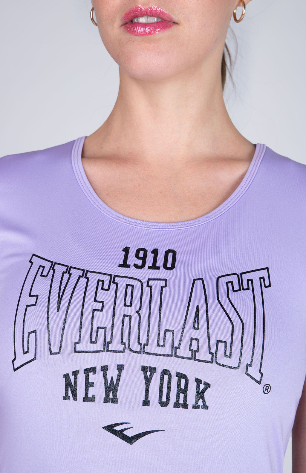 Polera Manga Corta Look Morado Everlast