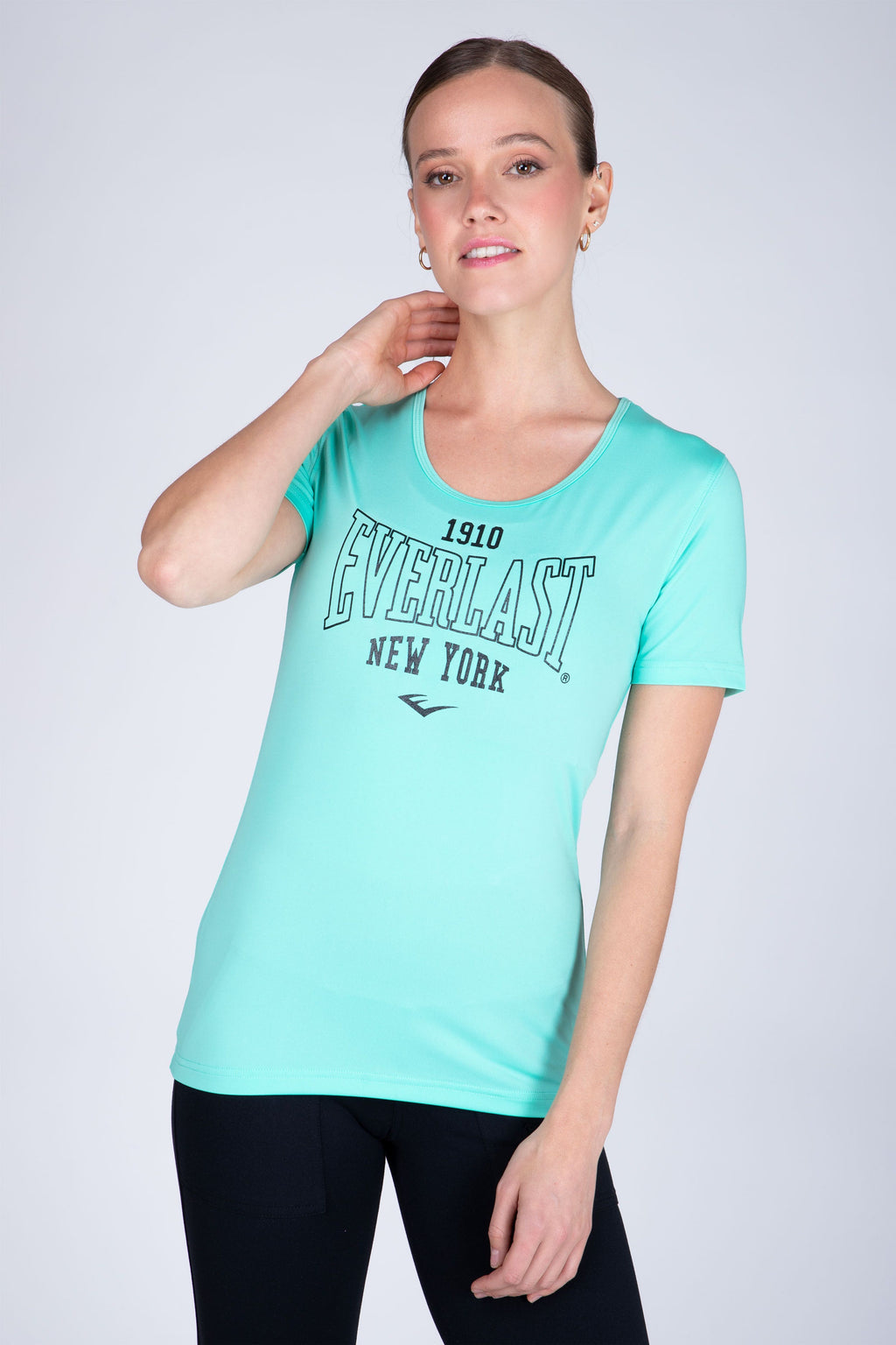 Polera Manga Corta Look Verde Everlast