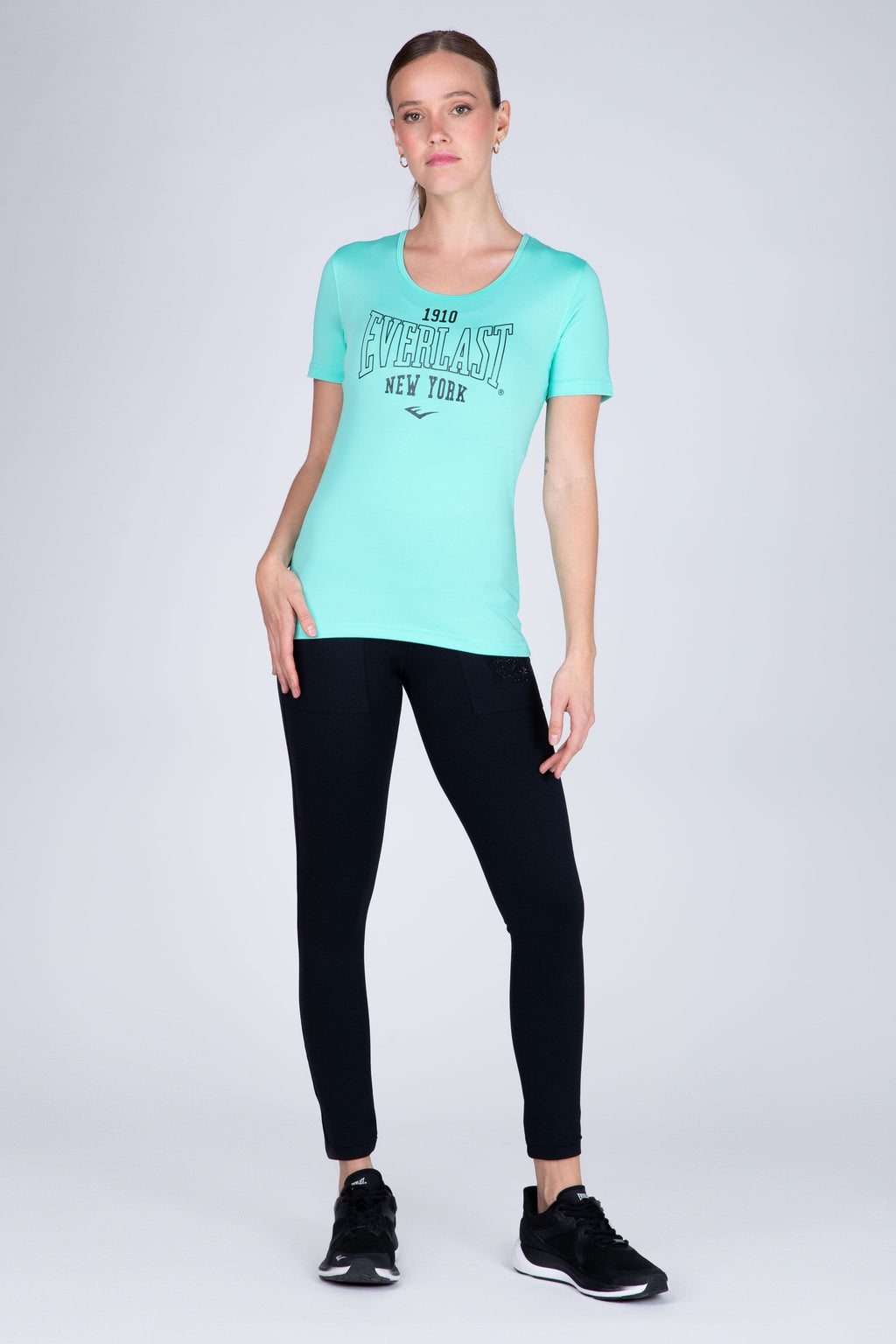 Polera Manga Corta Look Verde Everlast