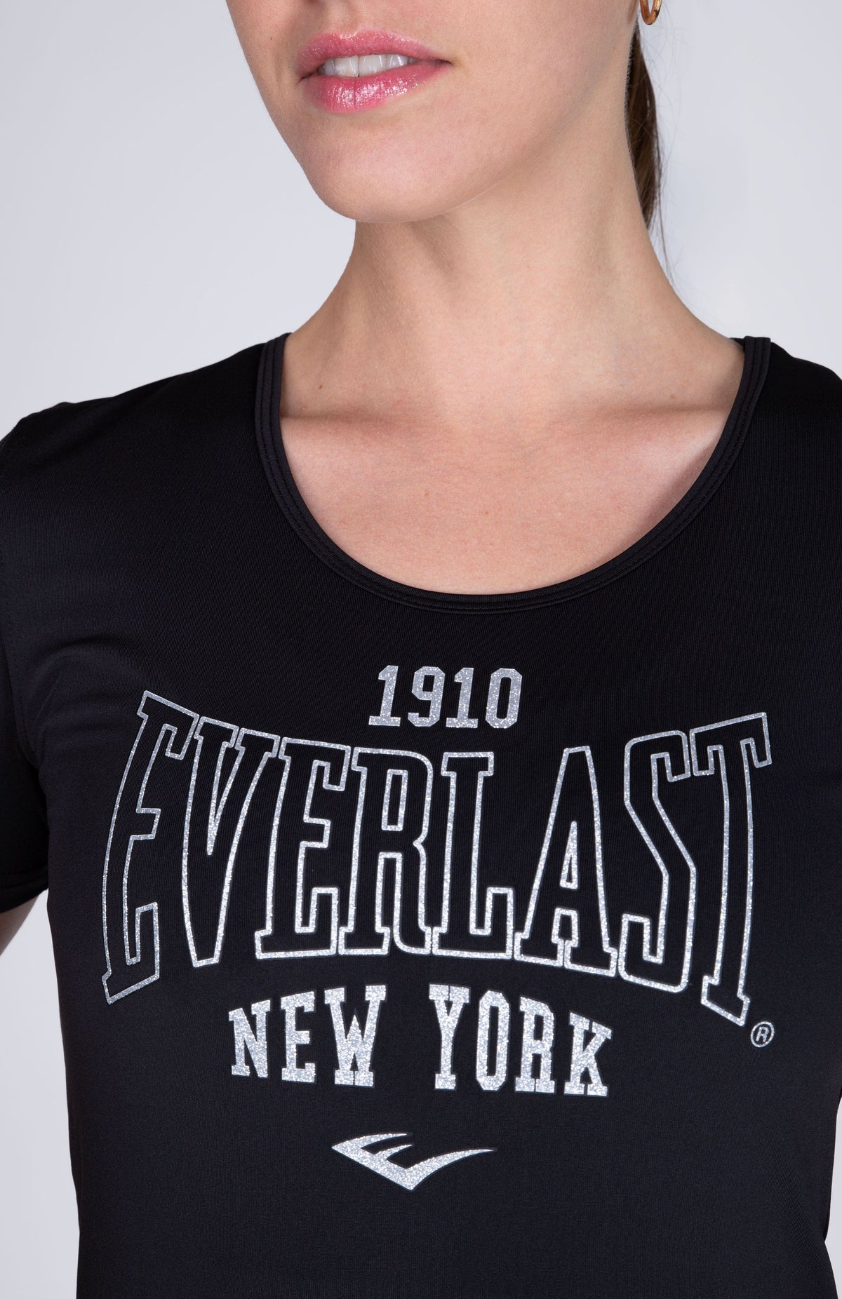 Polera Manga Corta Look Negro Everlast