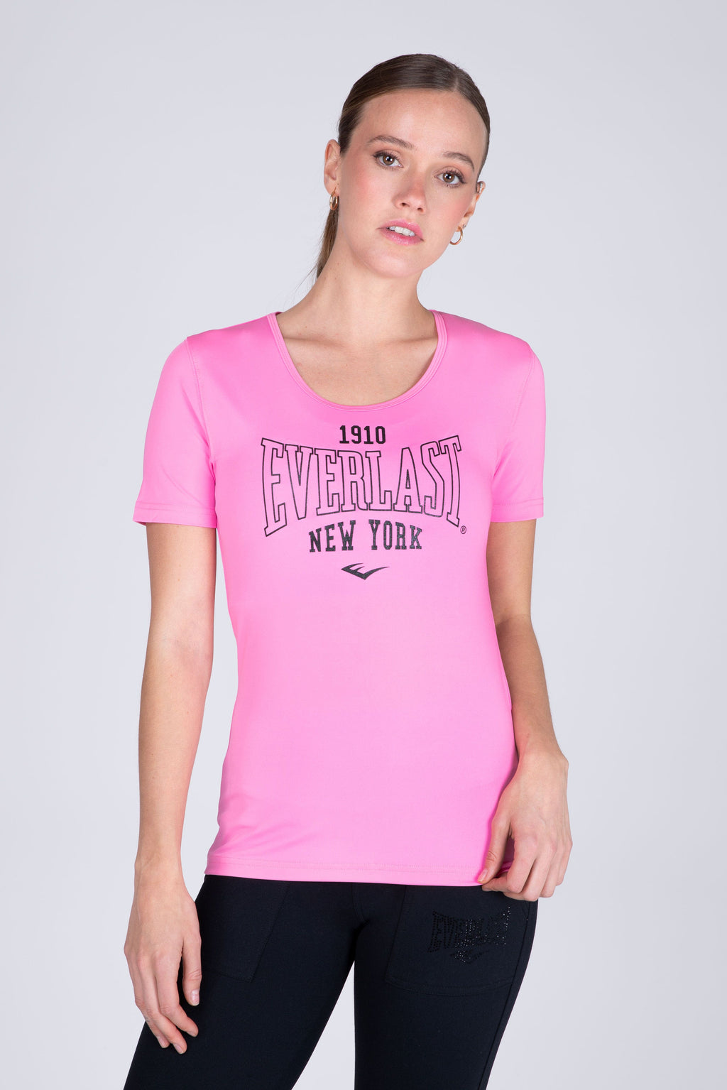 Polera Manga Corta Look Rosado Everlast