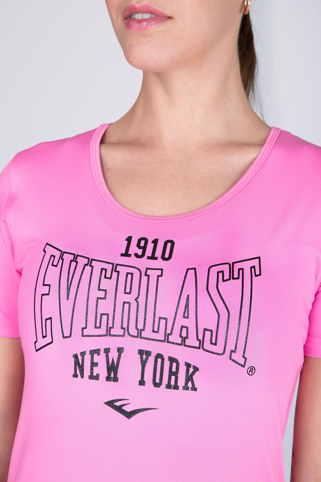 Polera Manga Corta Look Rosado Everlast