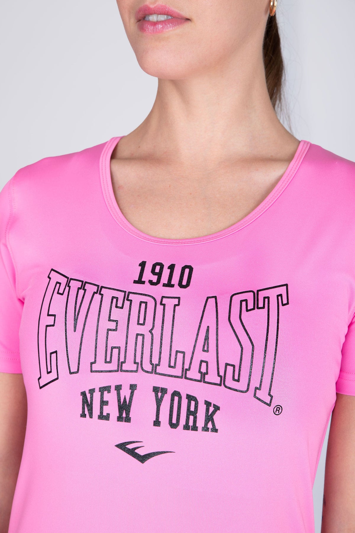 Polera Manga Corta Look Rosado Everlast
