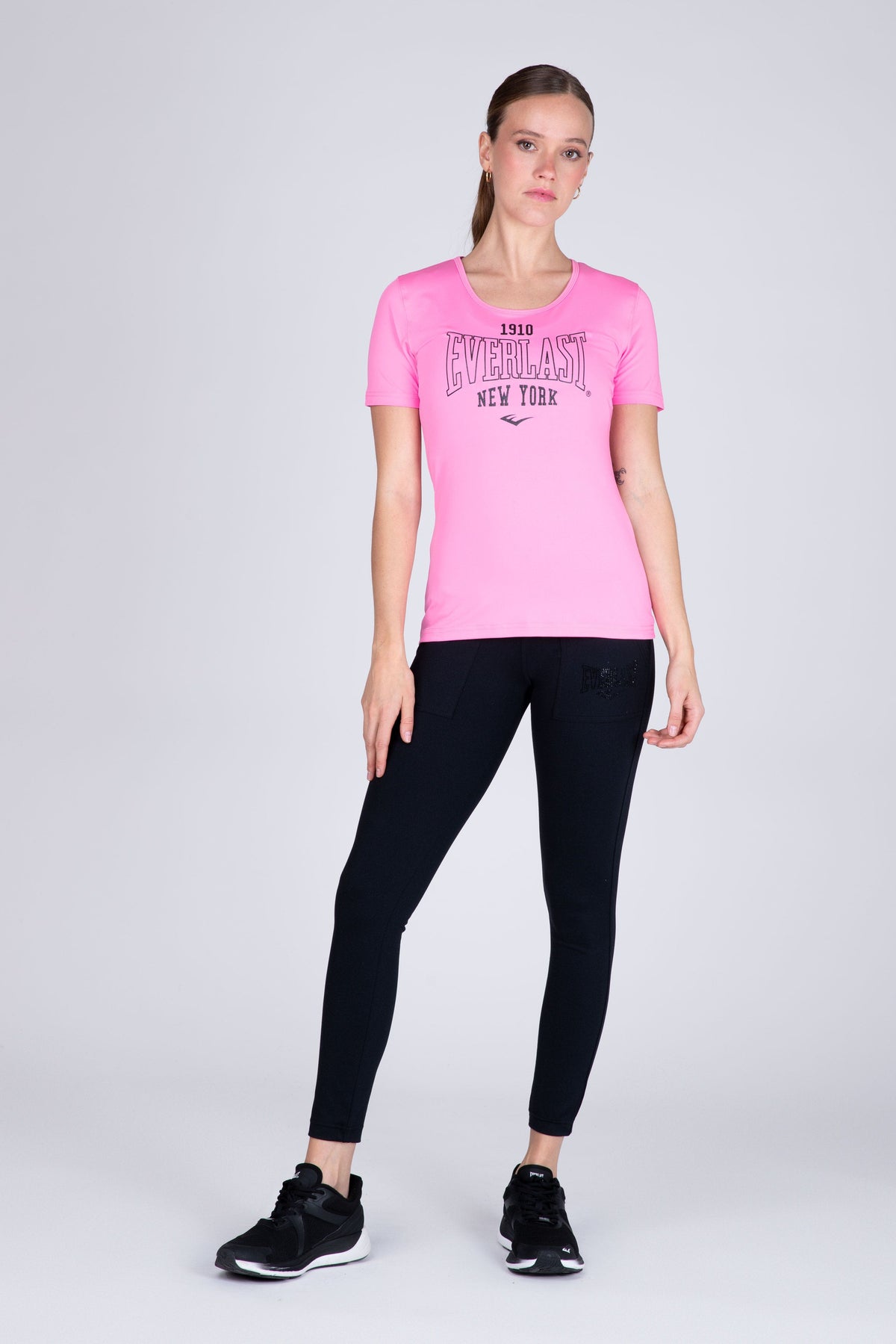 Polera Manga Corta Look Rosado Everlast