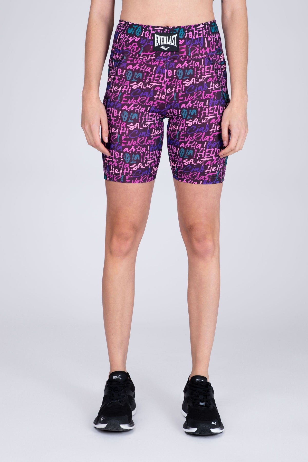 Legging Biker Look Morado Everlast