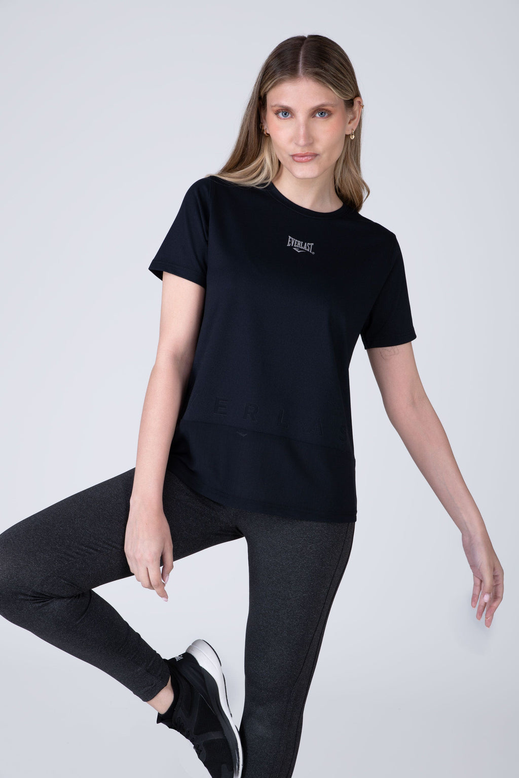 Polera Manga Corta Cosmos Two Negro Everlast