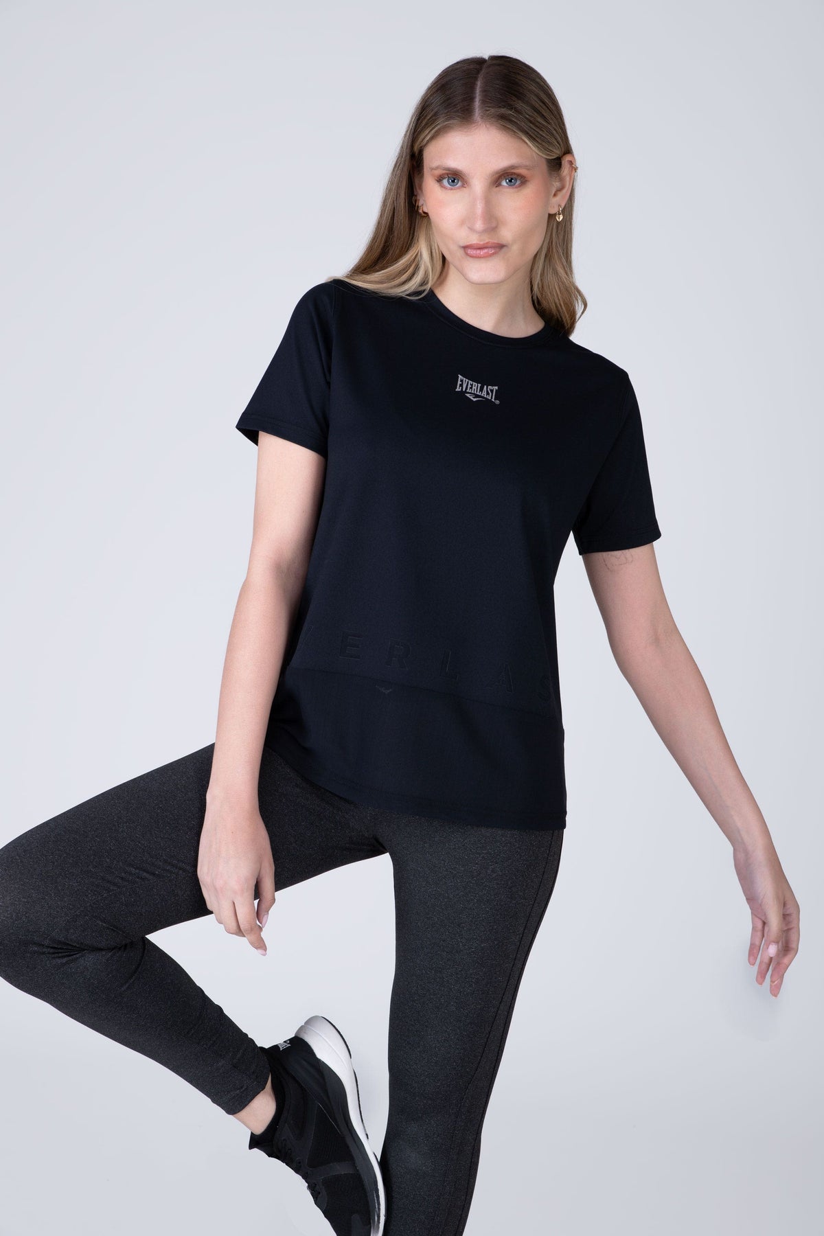 Polera Manga Corta Cosmos Two Negro Everlast