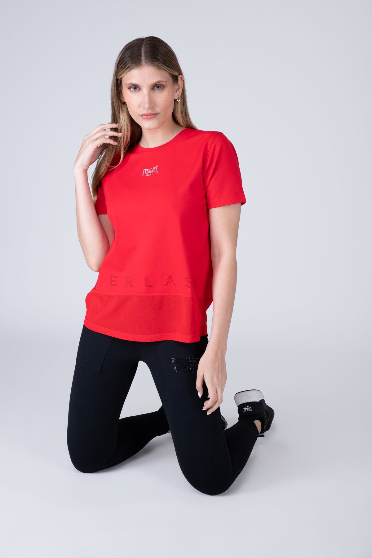 Polera Manga Corta Cosmos Two Rojo Everlast