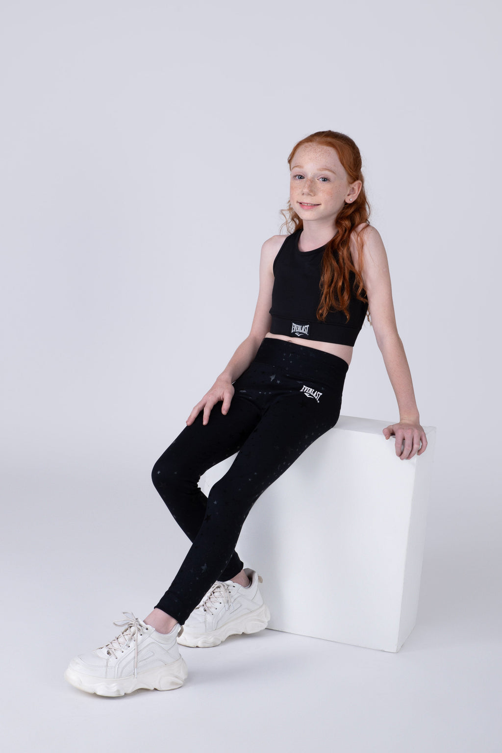 Legging Long Cosmos Niña Negro Everlast