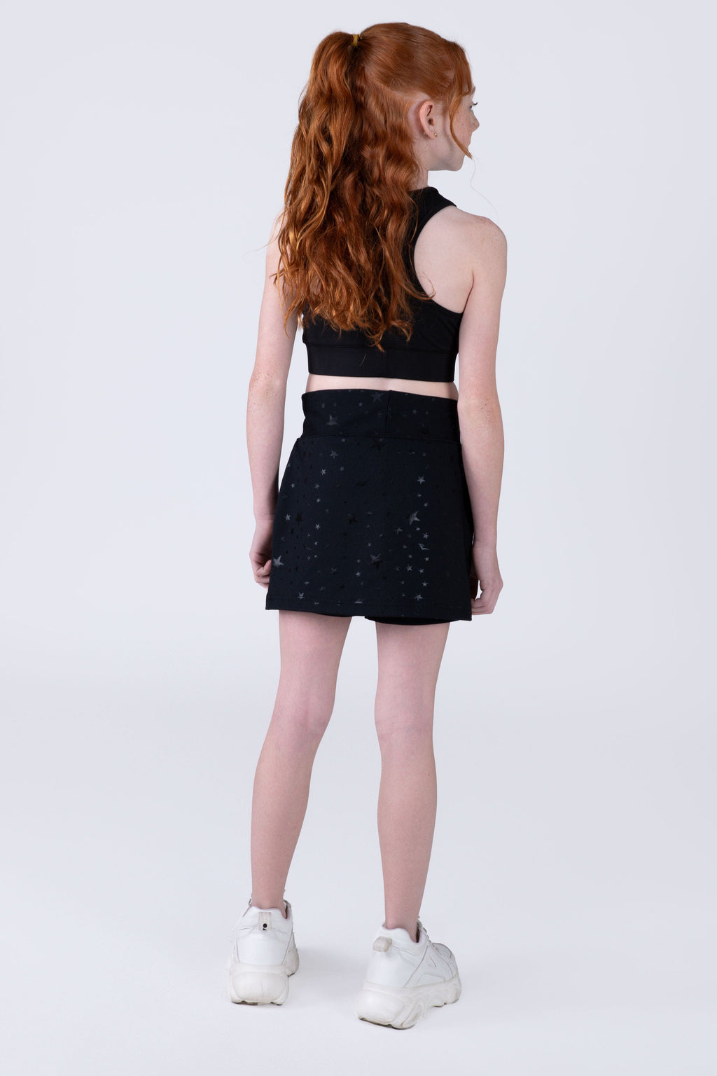 Falda Cosmos Niña Negro Everlast