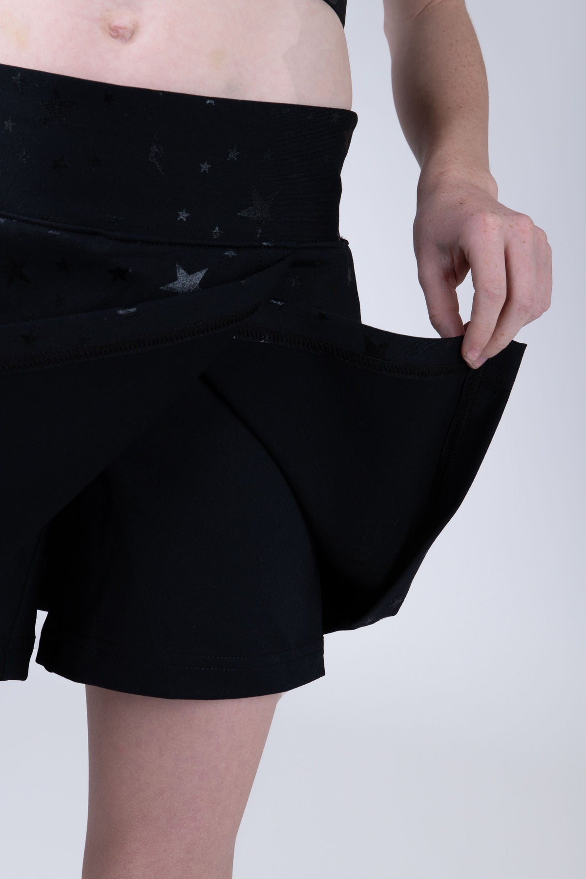 Falda Cosmos Niña Negro Everlast