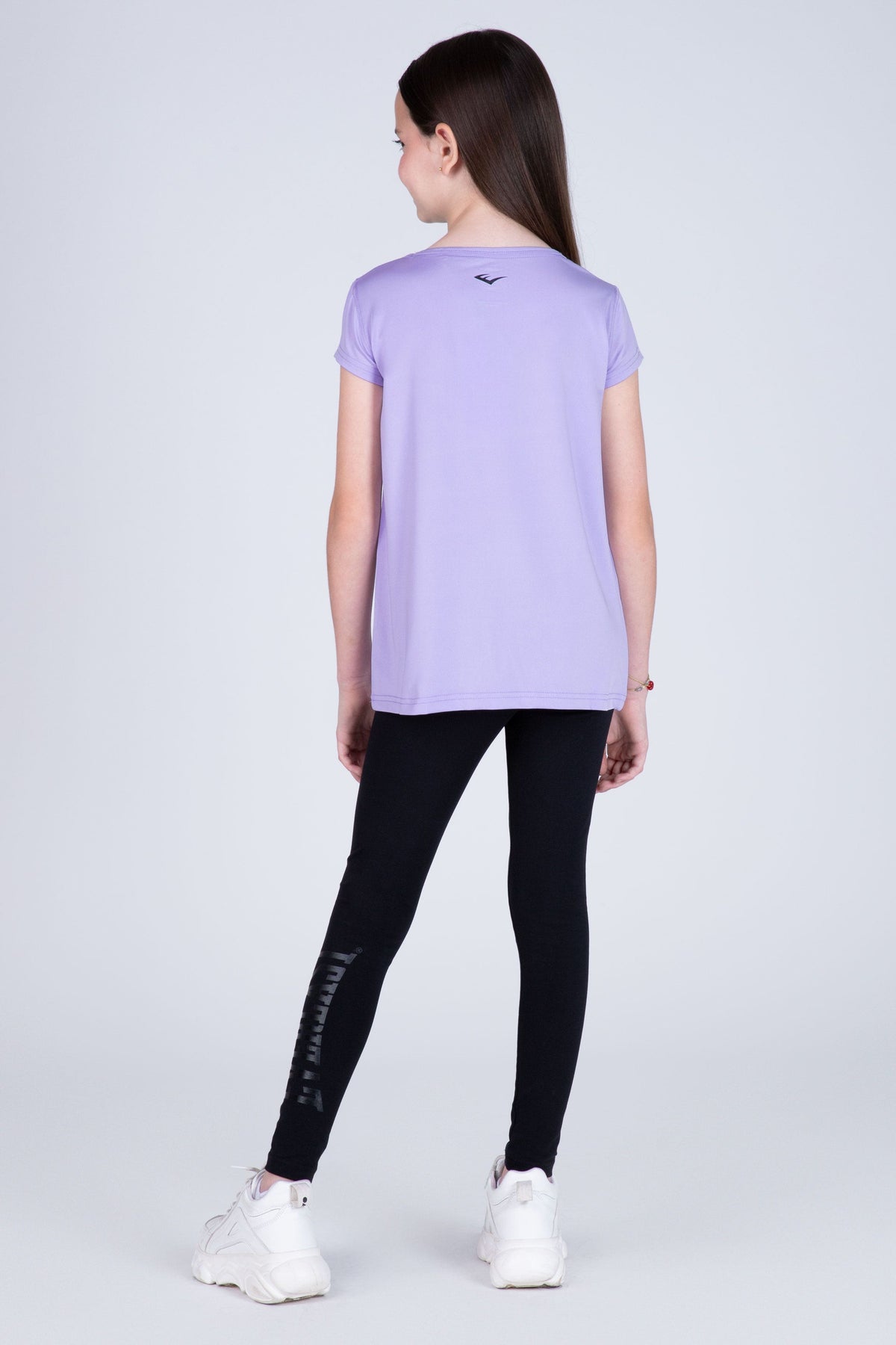 Polera Manga Corta Look Niña Morado Everlast