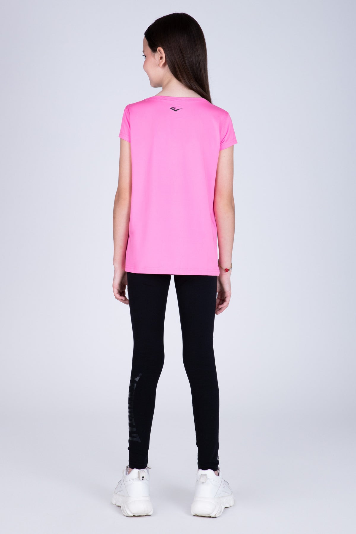 Polera Manga Corta Look Niña Rosado Everlast