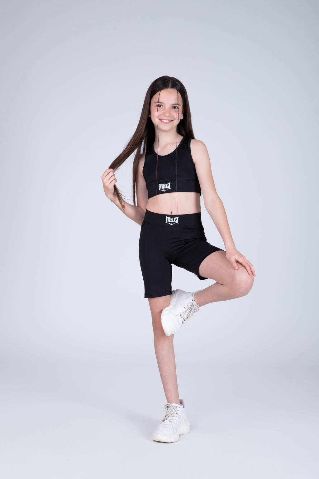 Legging Biker Look Niña Negro Everlast