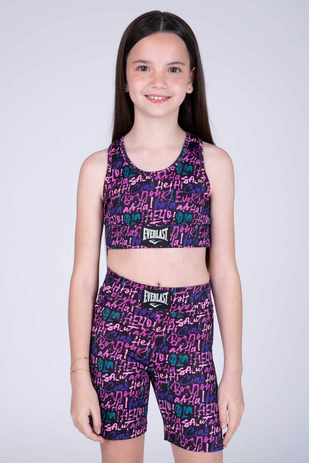Peto Look Niña Morado Everlast