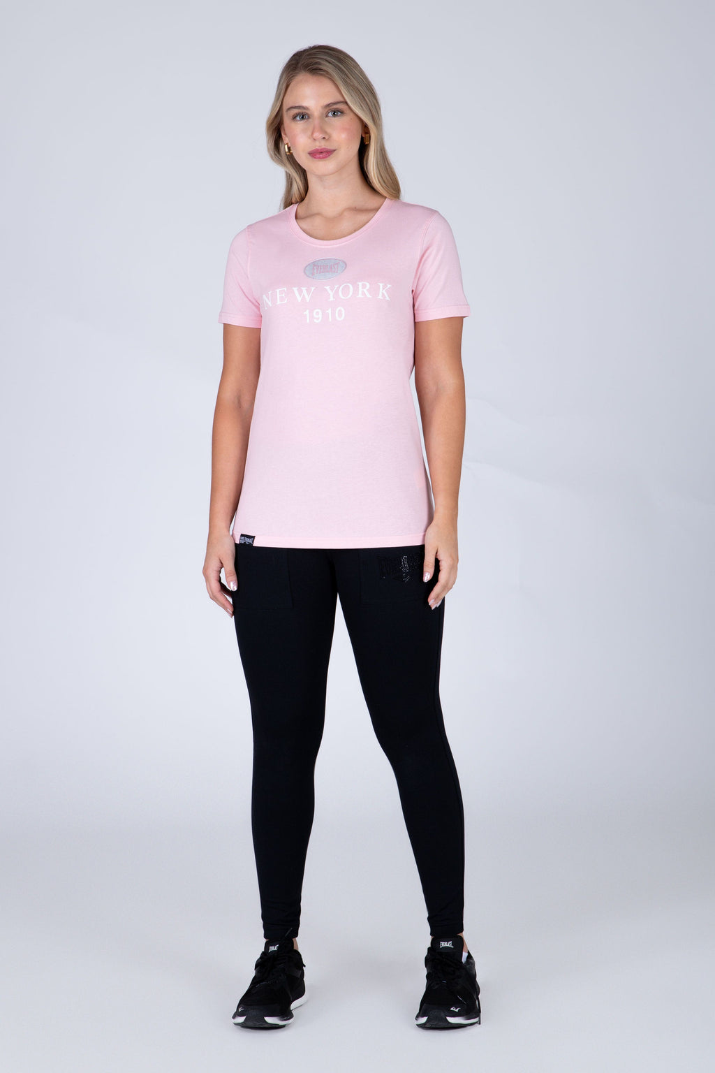 Polera Manga Corta Nothingham Rosado Everlast