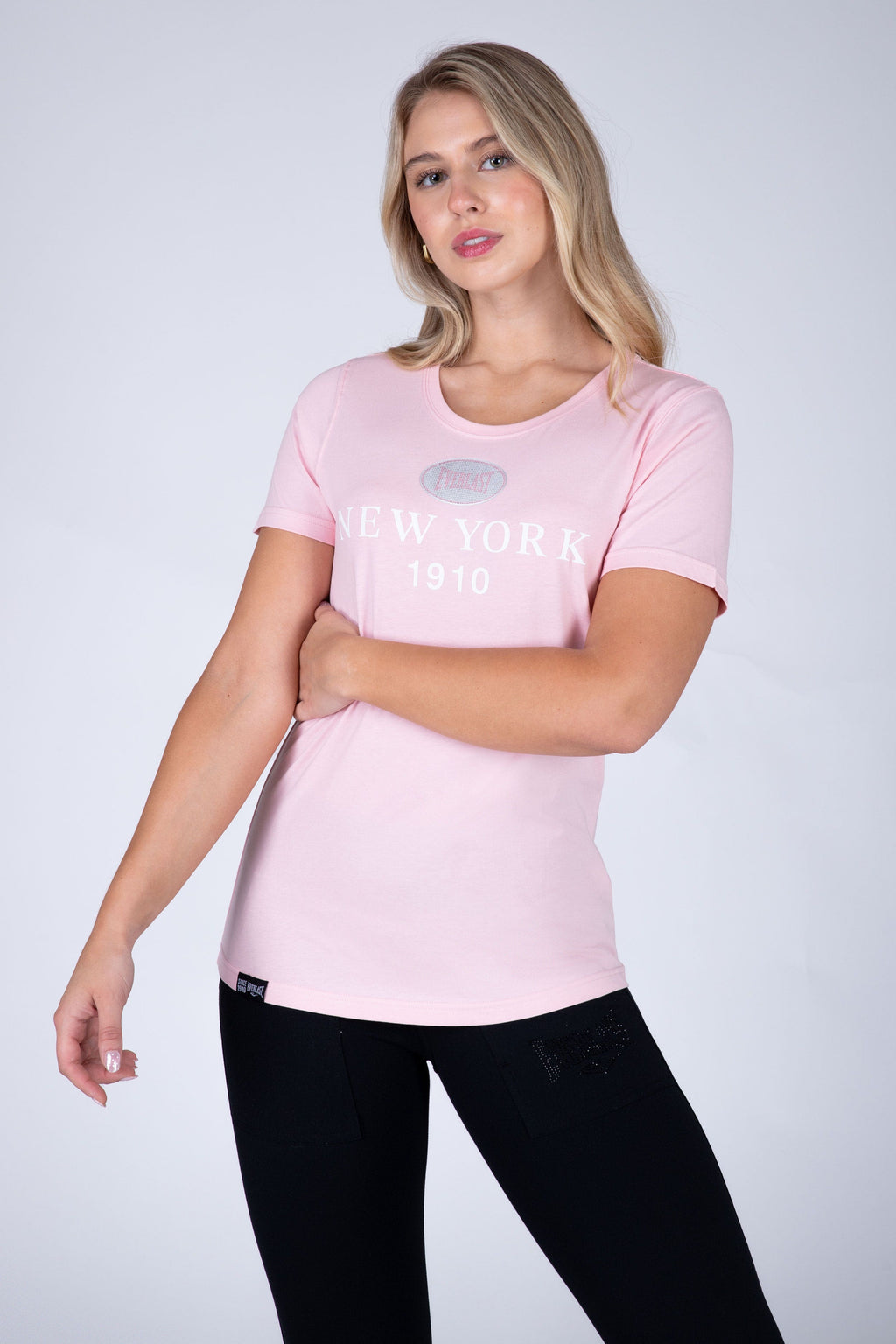 Polera Manga Corta Nothingham Rosado Everlast