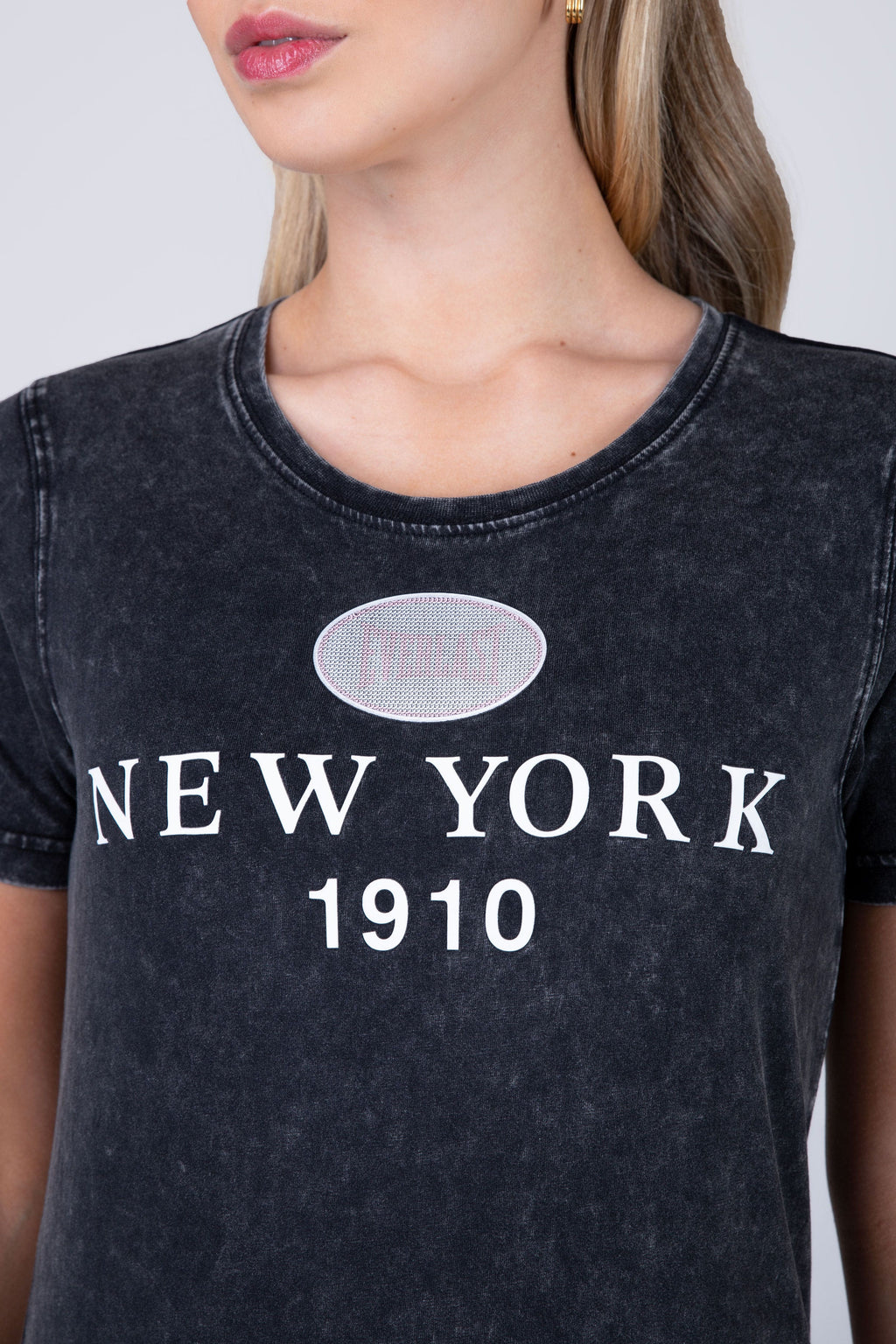 Polera Manga Corta Nothingham Gris Everlast
