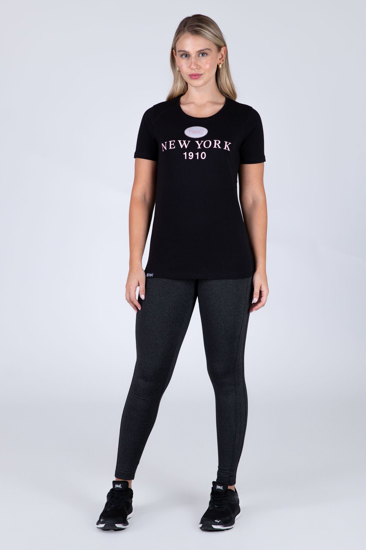 Polera Manga Corta Nothingham Negro Everlast