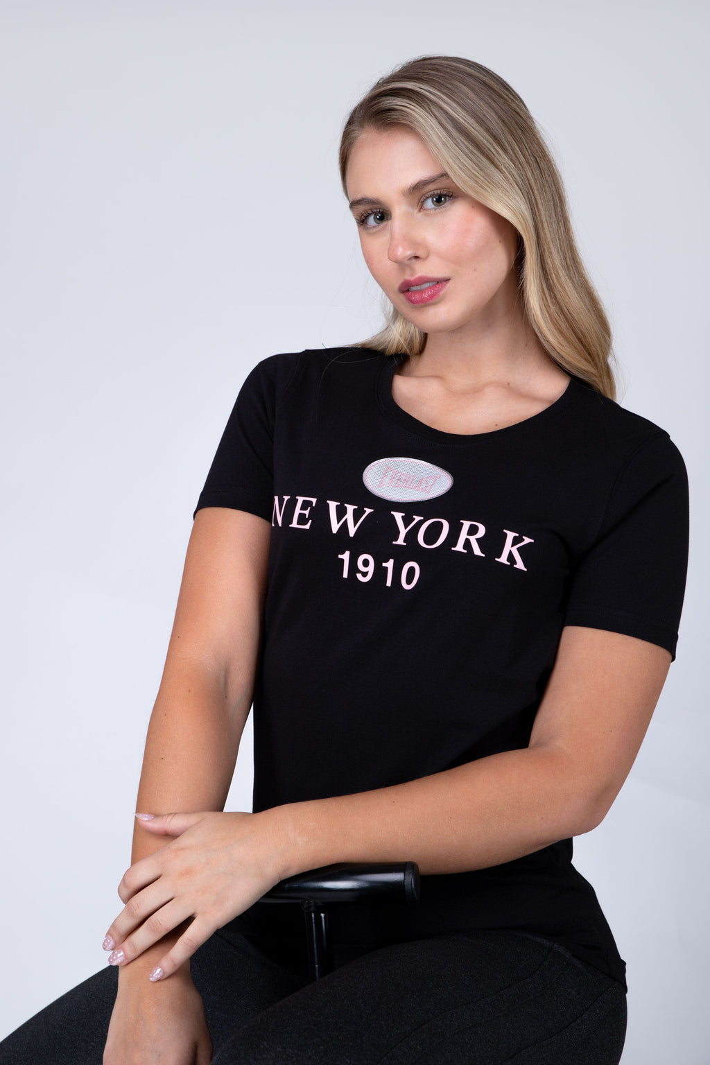 Polera Manga Corta Nothingham Negro Everlast