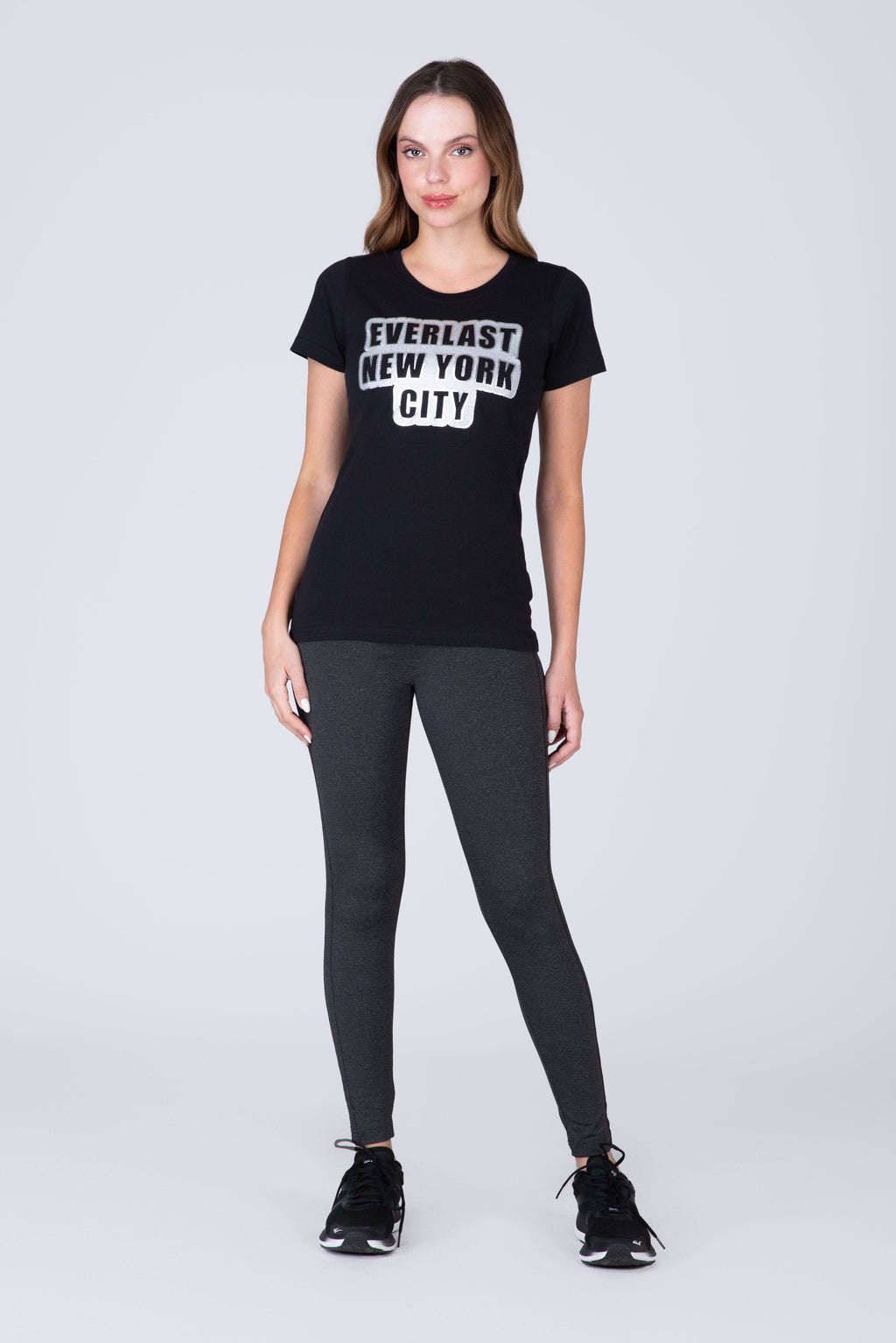 Polera Manga Corta Cardiff Negro Everlast