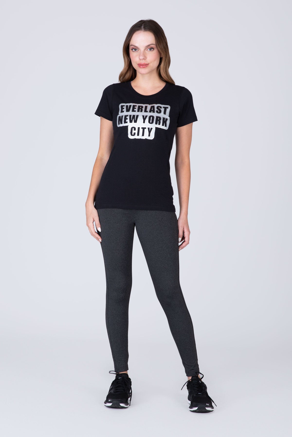 Polera Manga Corta Cardiff Negro Everlast