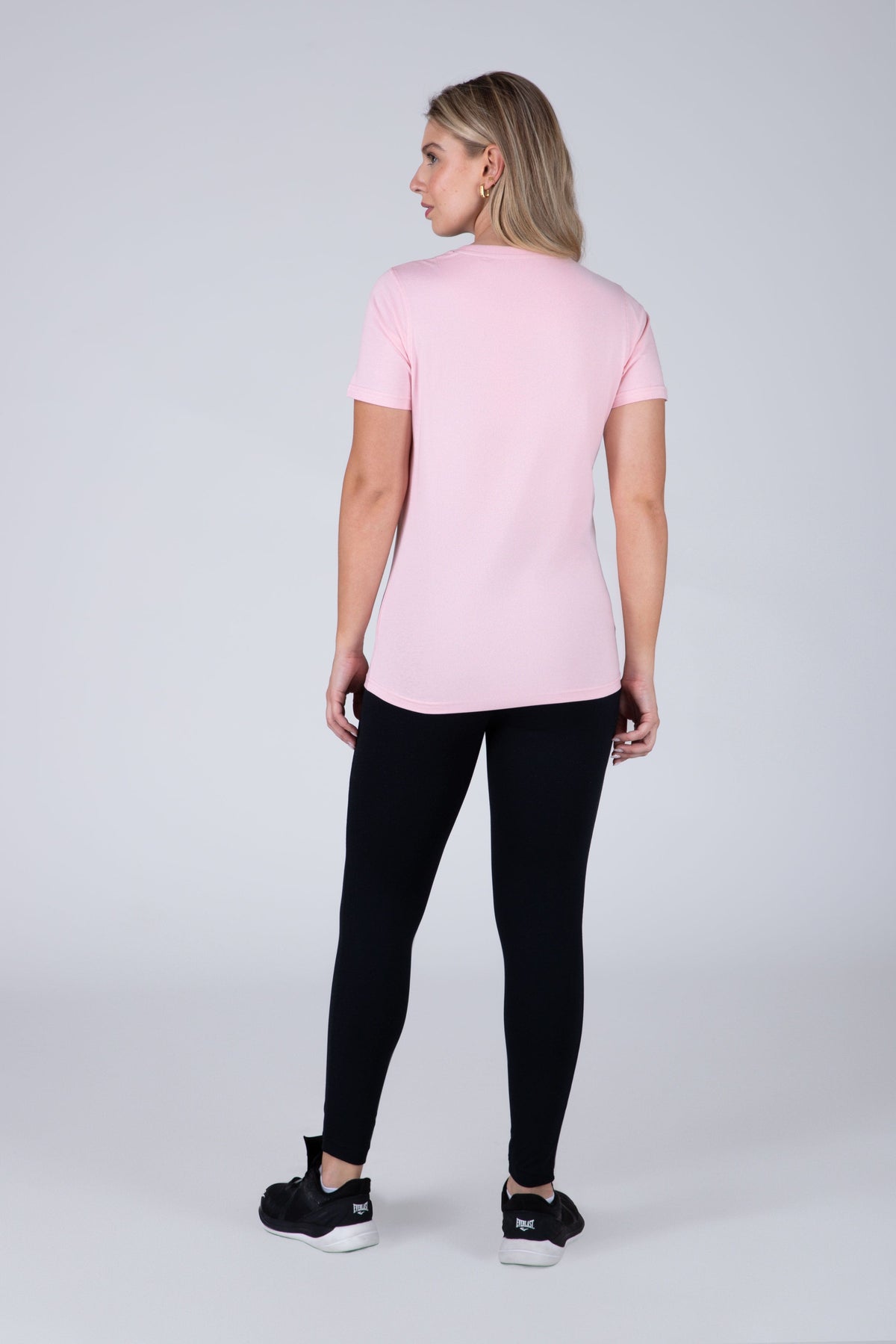Polera Manga Corta Derby Rosado Everlast