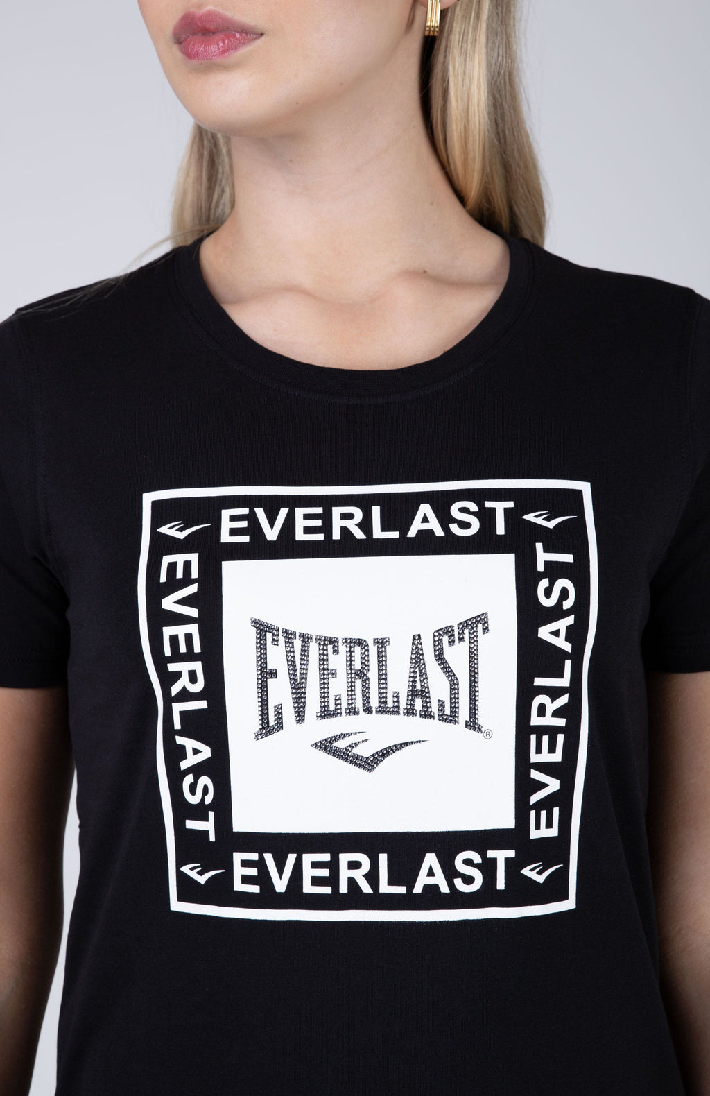 Polera Manga Corta Derby Negro Everlast