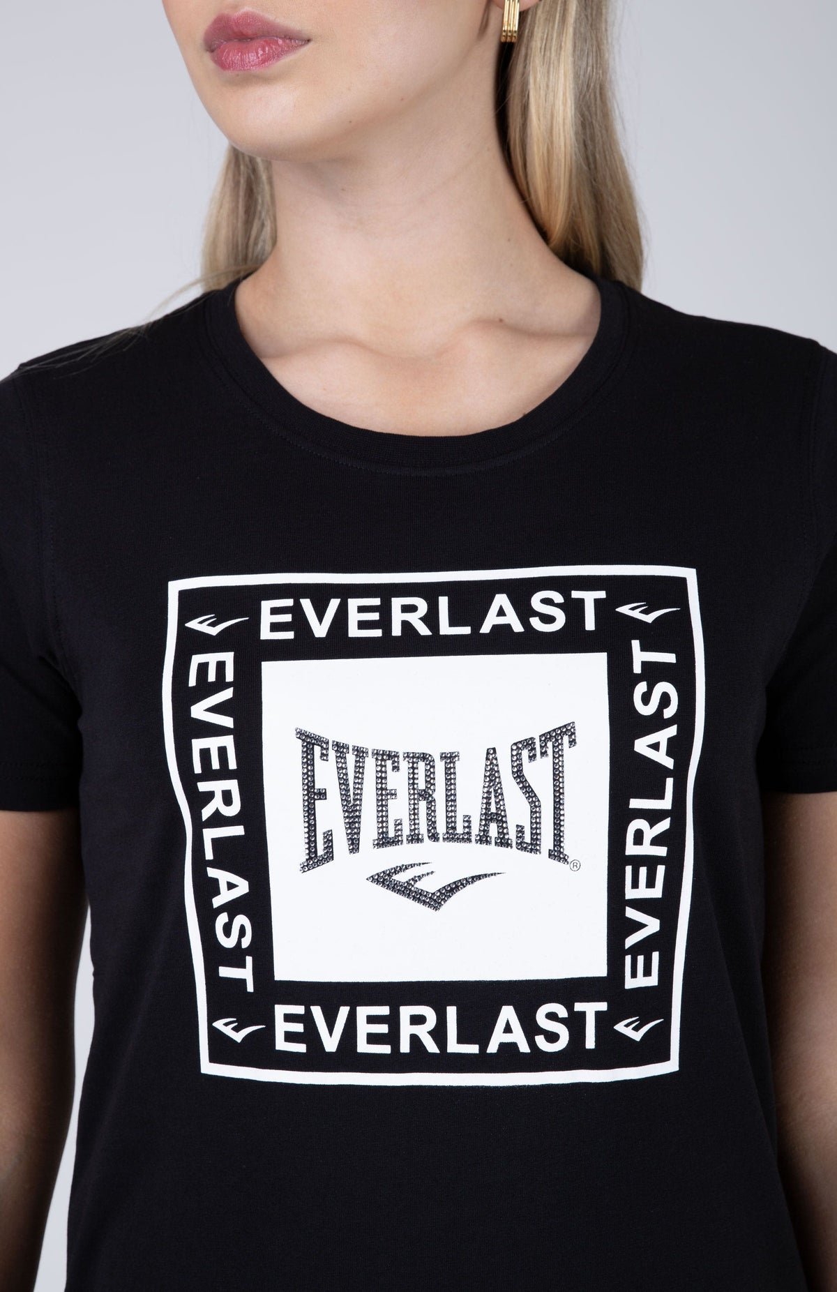 Polera Manga Corta Derby Negro Everlast