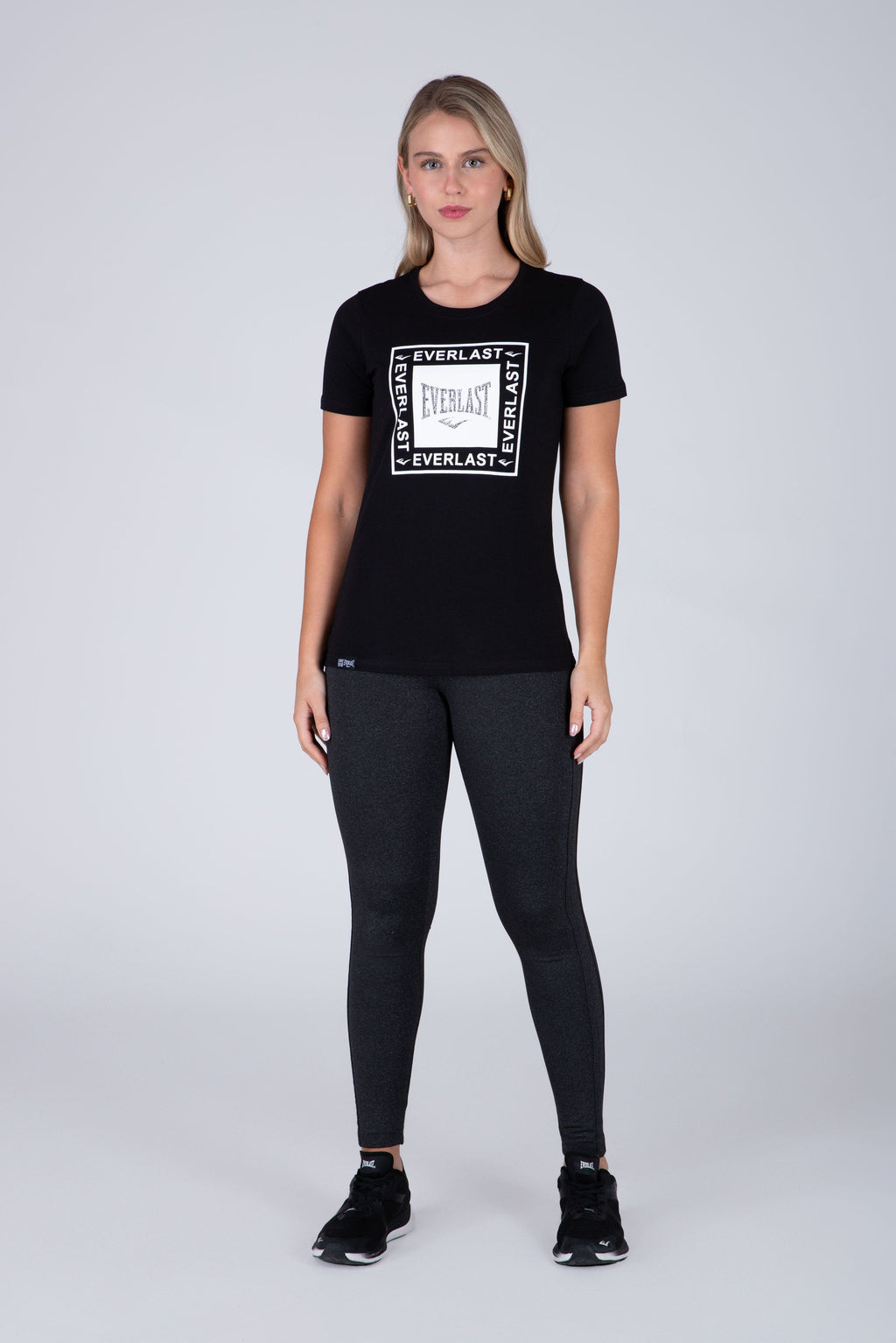 Polera Manga Corta Derby Negro Everlast