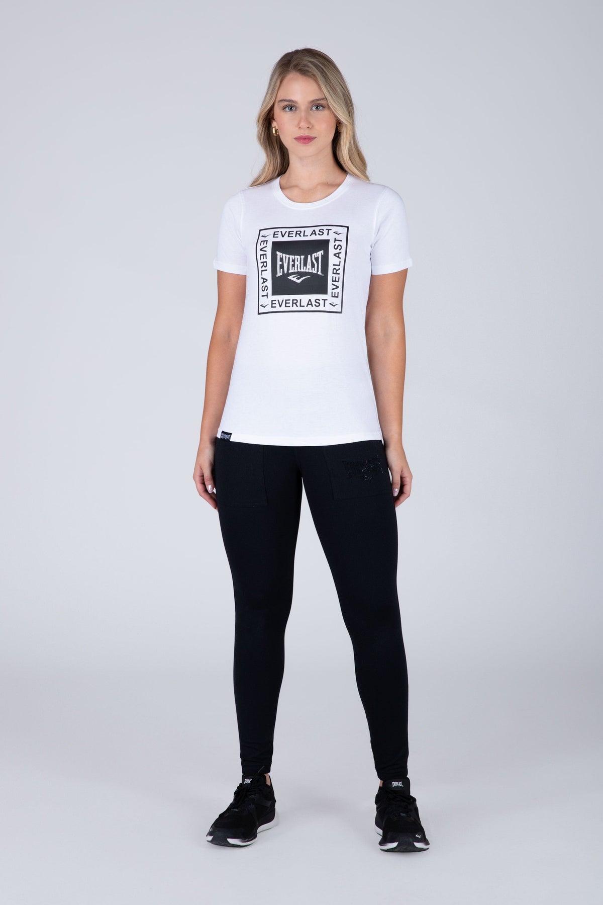 Polera Manga Corta Derby Blanco Everlast