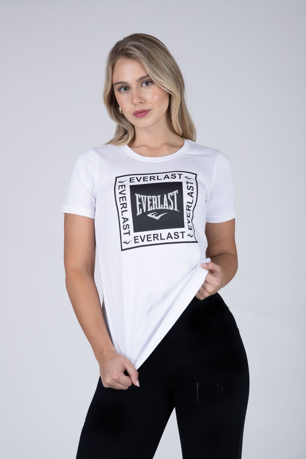 Polera Manga Corta Derby Blanco Everlast