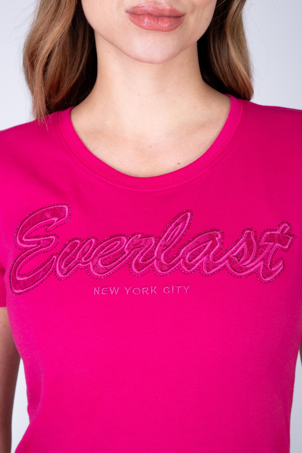 Polera Manga Corta Gasglow Rosado Everlast