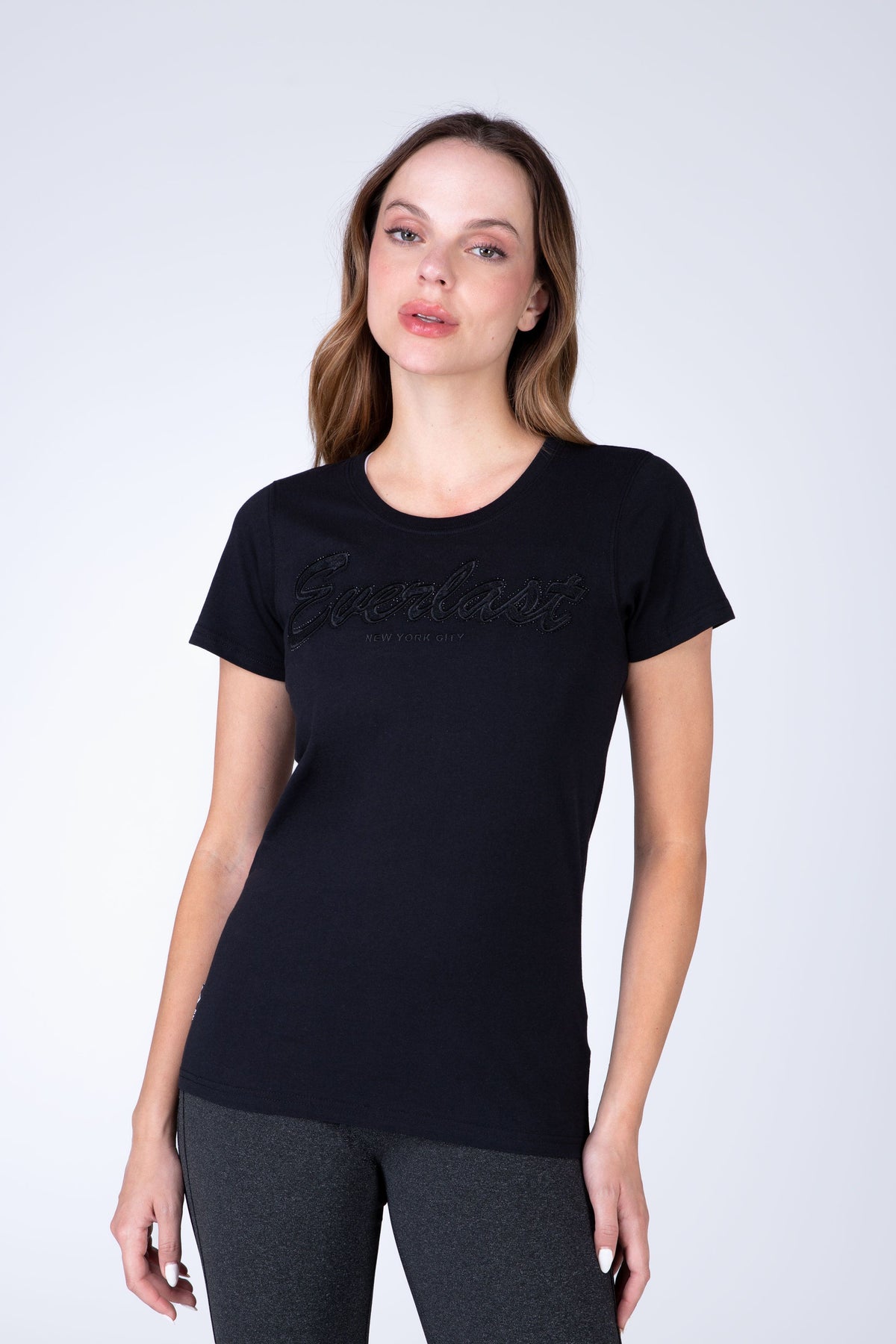 Polera Manga Corta Gasglow Negro Everlast