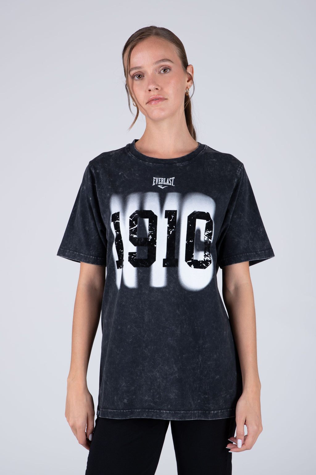 Polera Manga Corta New Port Gris Everlast