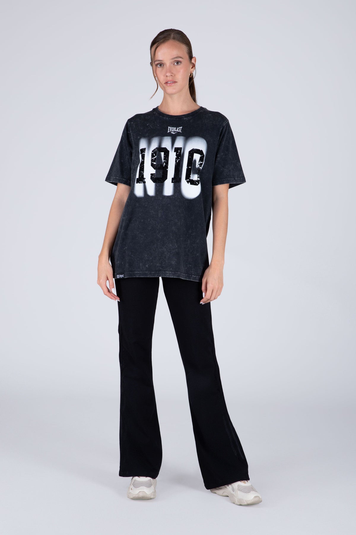 Polera Manga Corta New Port Gris Everlast