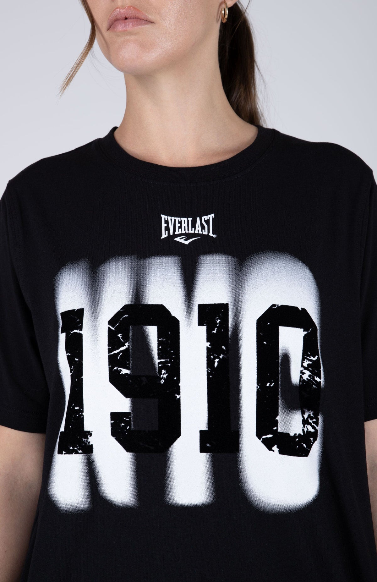 Polera Manga Corta New Port Negro Everlast