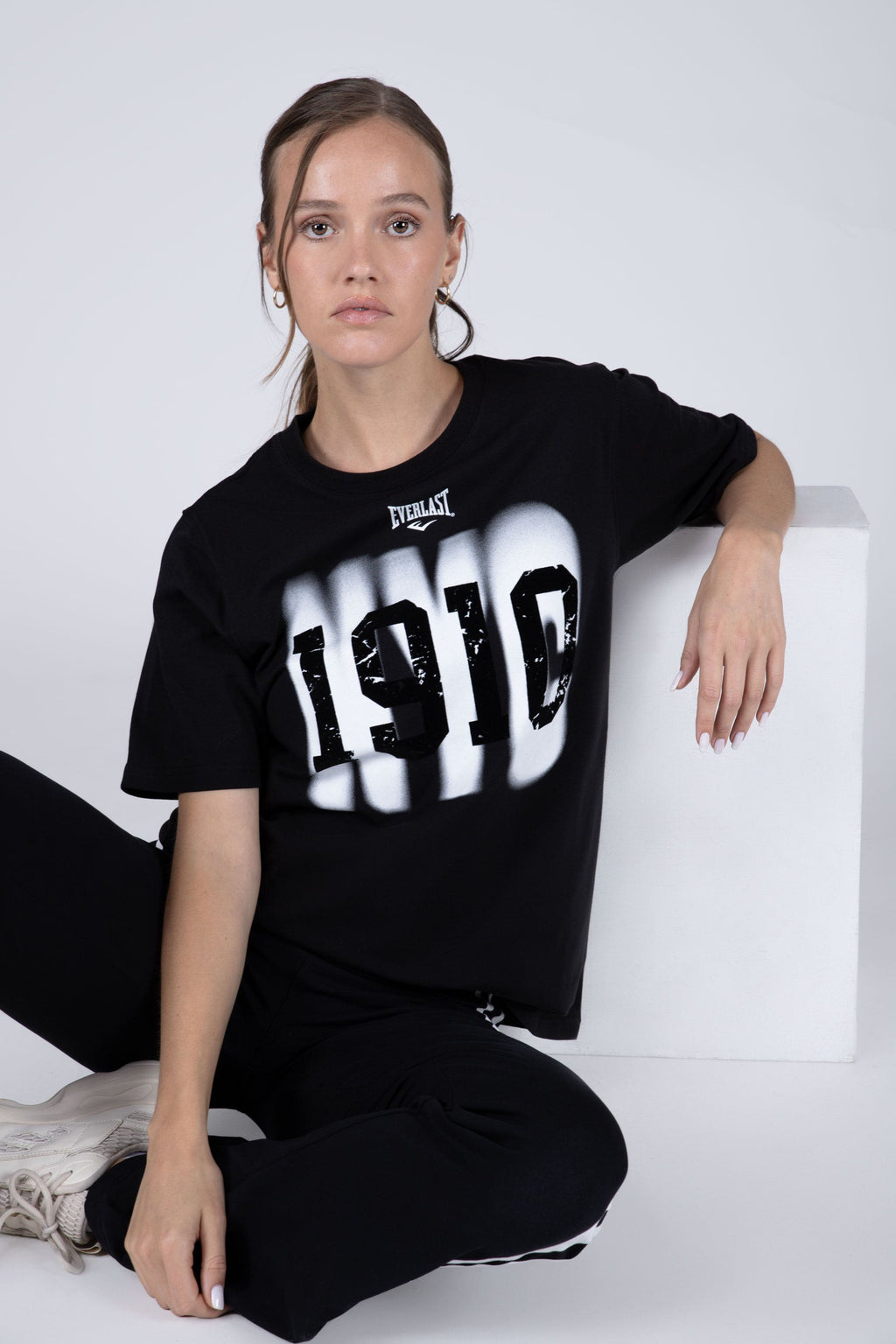 Polera Manga Corta New Port Negro Everlast