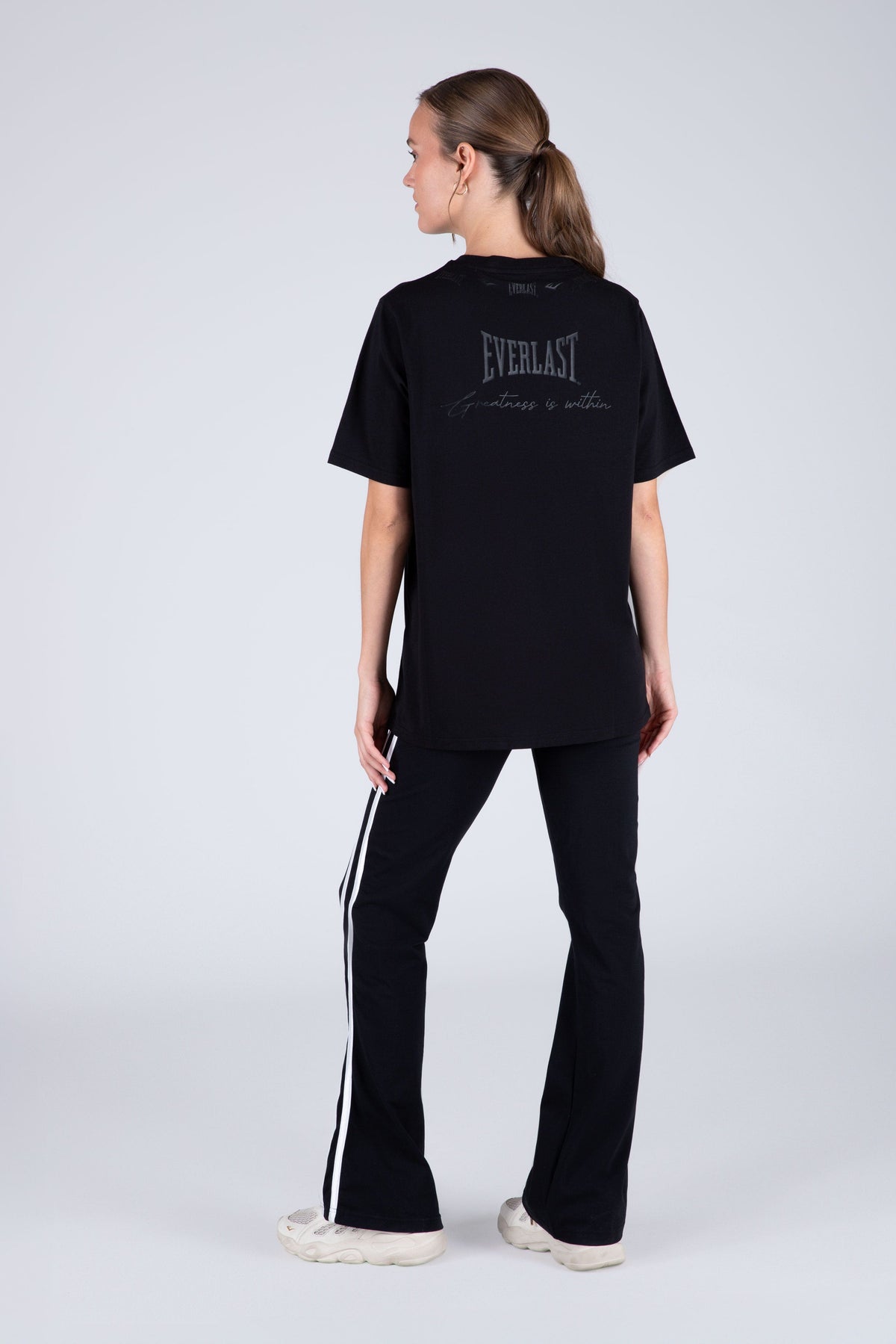 Polera Manga Corta Brighton Negro Everlast