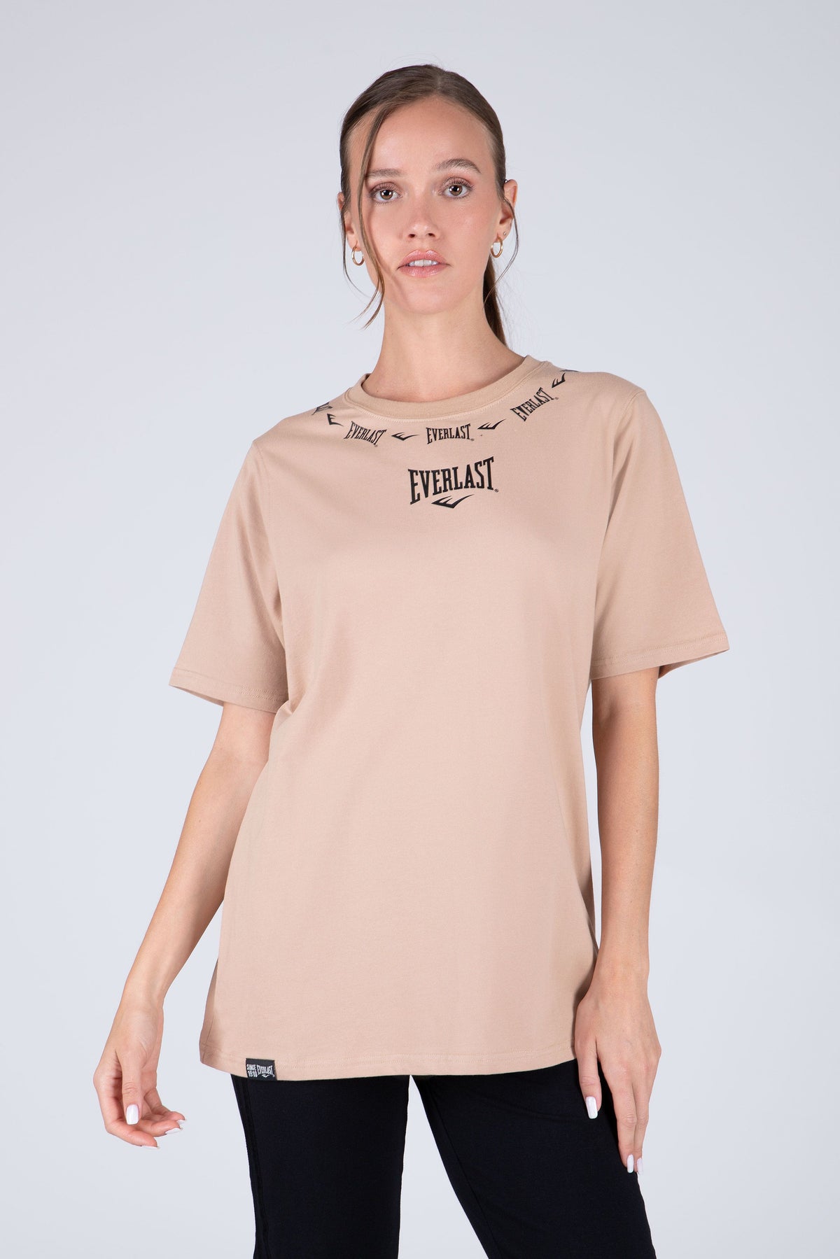 Polera Manga Corta Brighton Beige Everlast