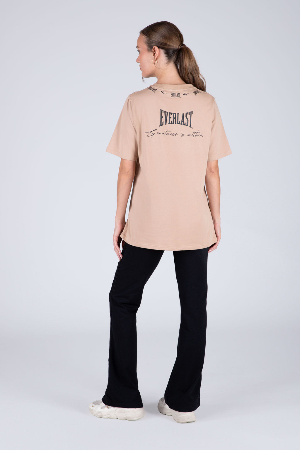 Polera Manga Corta Brighton Beige Everlast